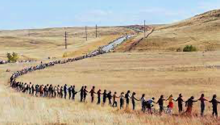 More than 17,000 people to join together hand in hand on October 15, 1983 to encircle the Rocky Flats site around its 17-mile perimeter.