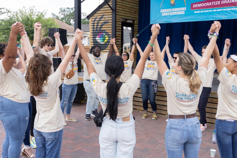 water-collaborative-staff-and-interns-at-the-community-kickoff-for-the-water-justice-fund-campaign